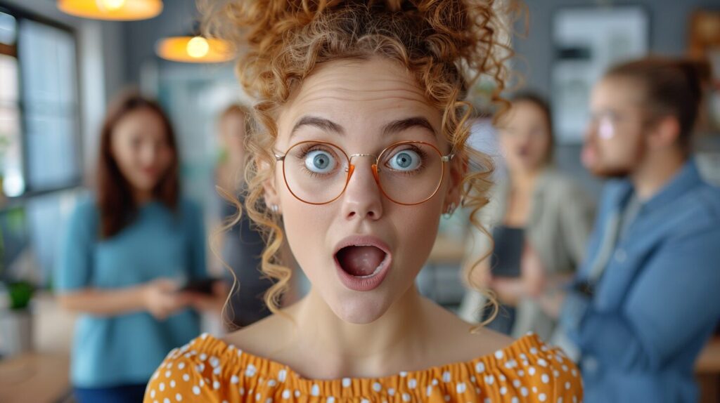 びっくりしやすい人